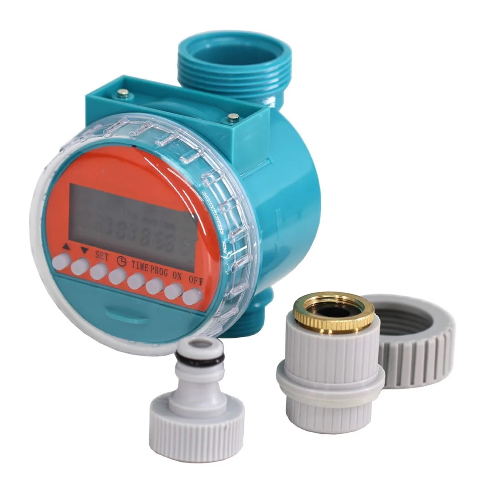 Sensore pioggia impermeabile Timer for irrigazione da giardino Risparmio energetico Regolatore di irrigazione Valvola digitale programmabile automatica(E)