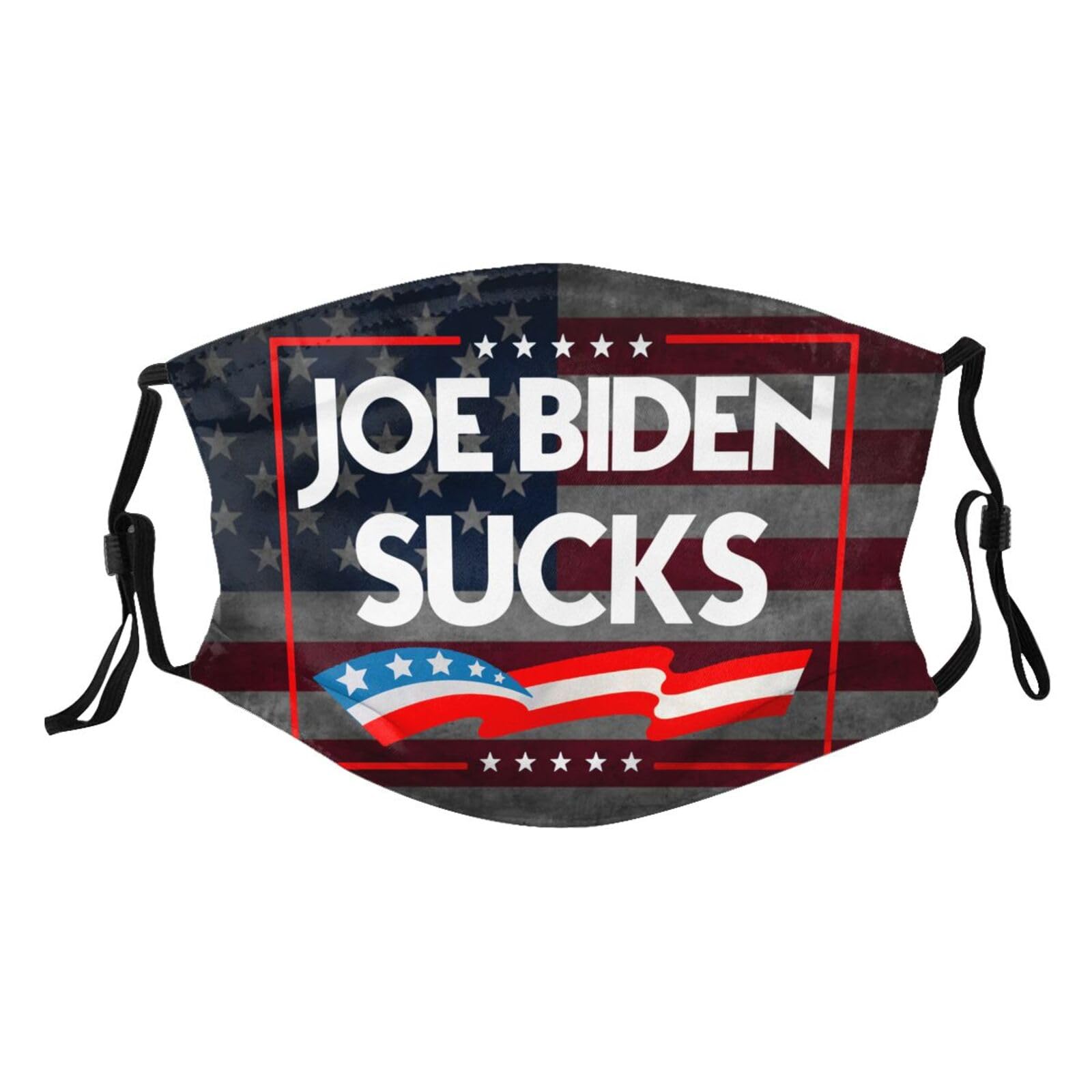 Fuck Joe Biden Sucks Funny Election Anti Biden Adult Dust Mask Adjustable Dust Face with 2 Filter9898