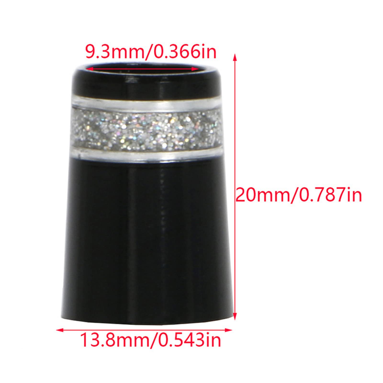 YAOGUI 10 puntali in ferro per mazze da golf, per alberi conici e paralleli da 0,9 cm e 0,9 cm