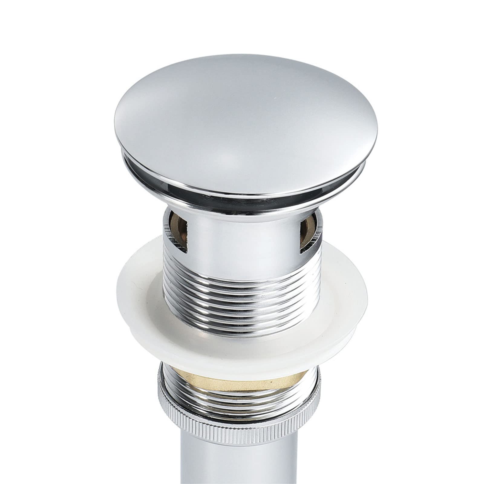 Bonde De Lavabo Trop Plein,Robinet De Bonde Lavabo Salle De Bain Pop Up,Bonde De Lavabo Pop-Up,Noyau De Soupape De Vidange Rebondissant,Matériau Tout En Cuivre Anti-corrosion Et Anti-gel