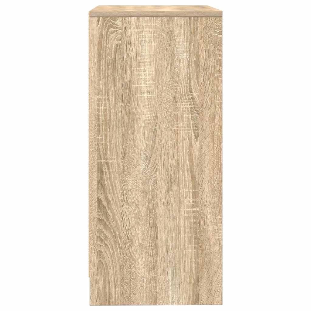 vidaXL Komoda Sonoma Oak 57x34x76 cm Drewno klejone