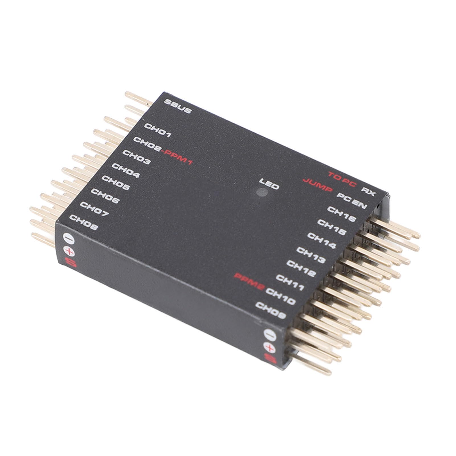 16 Channel PWM Converter Receiver Transverter for Futaba, Frsky, with SBUS to PWM PPM Decoder, support computer side settings