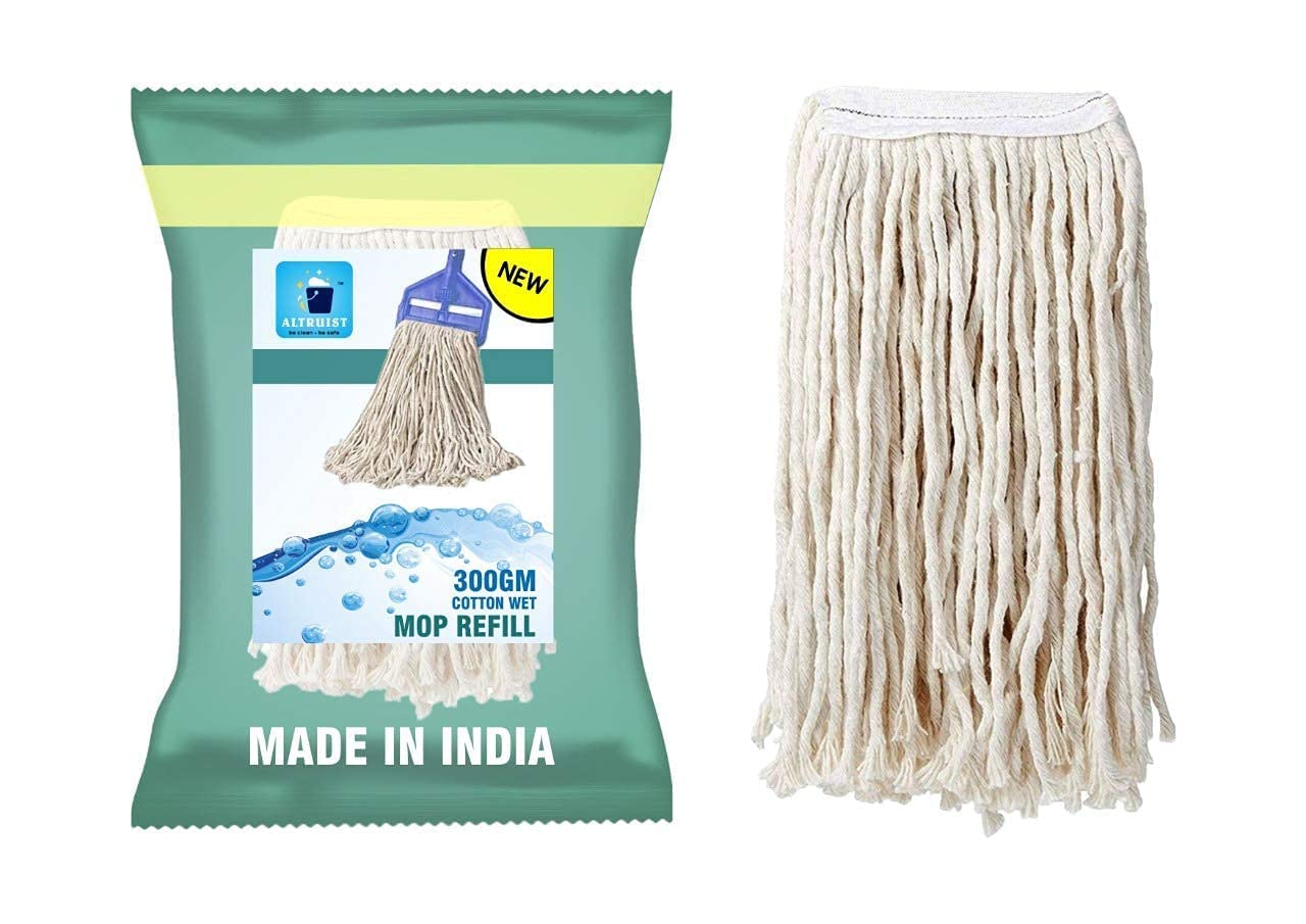 SLM Jasmine Cotton Mop Refill 300gm Set of 2 (White) (B08DY7JFF1) Amazon Price History, Amazon Price Tracker