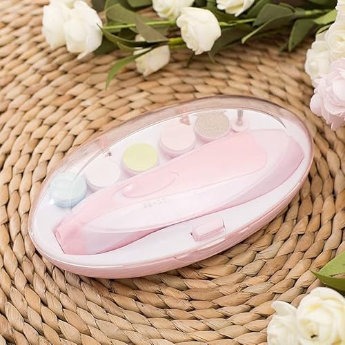 Cortador de unhas de bebê máquina elétrica de lixa aparadora Cor:Azul