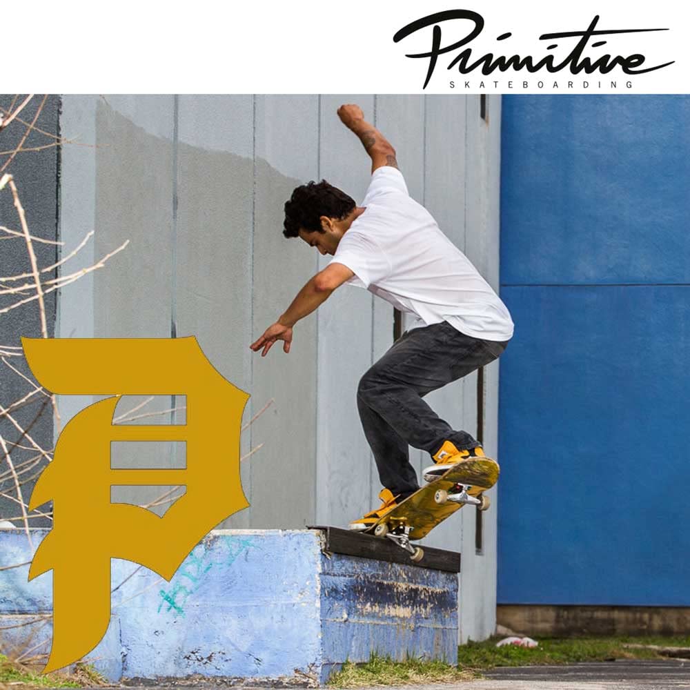 PRIMITIVE Rodriguez デッキ ゴールド 8.25インチ Amazon | Primitive Skateboards Pro Paul Rodriguez Exchange