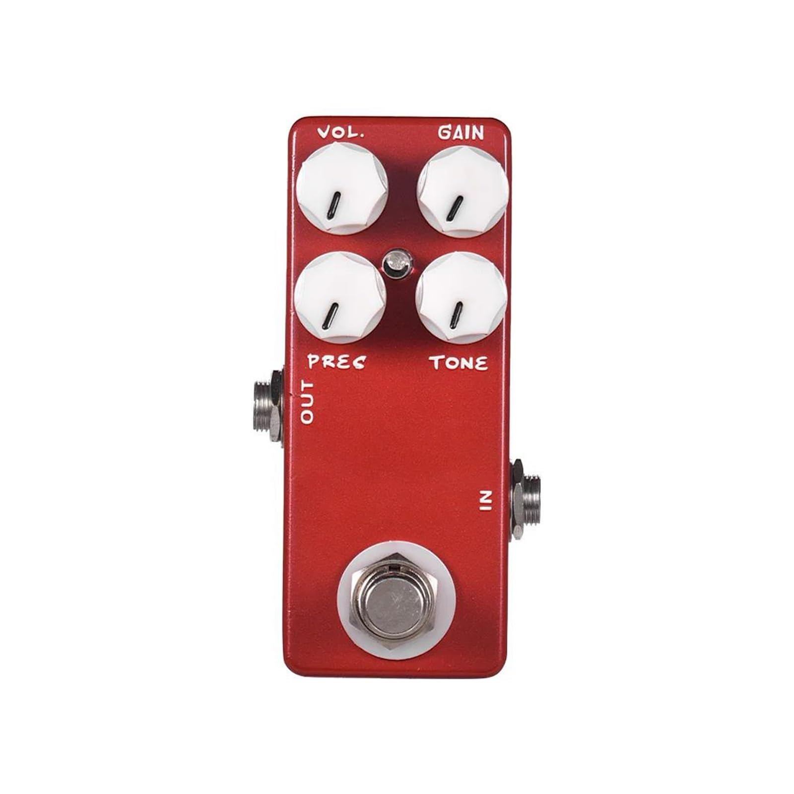 Pedał Efektów Gitarowych Typu Distortion W Metalowej Obudowie Z True Bypass