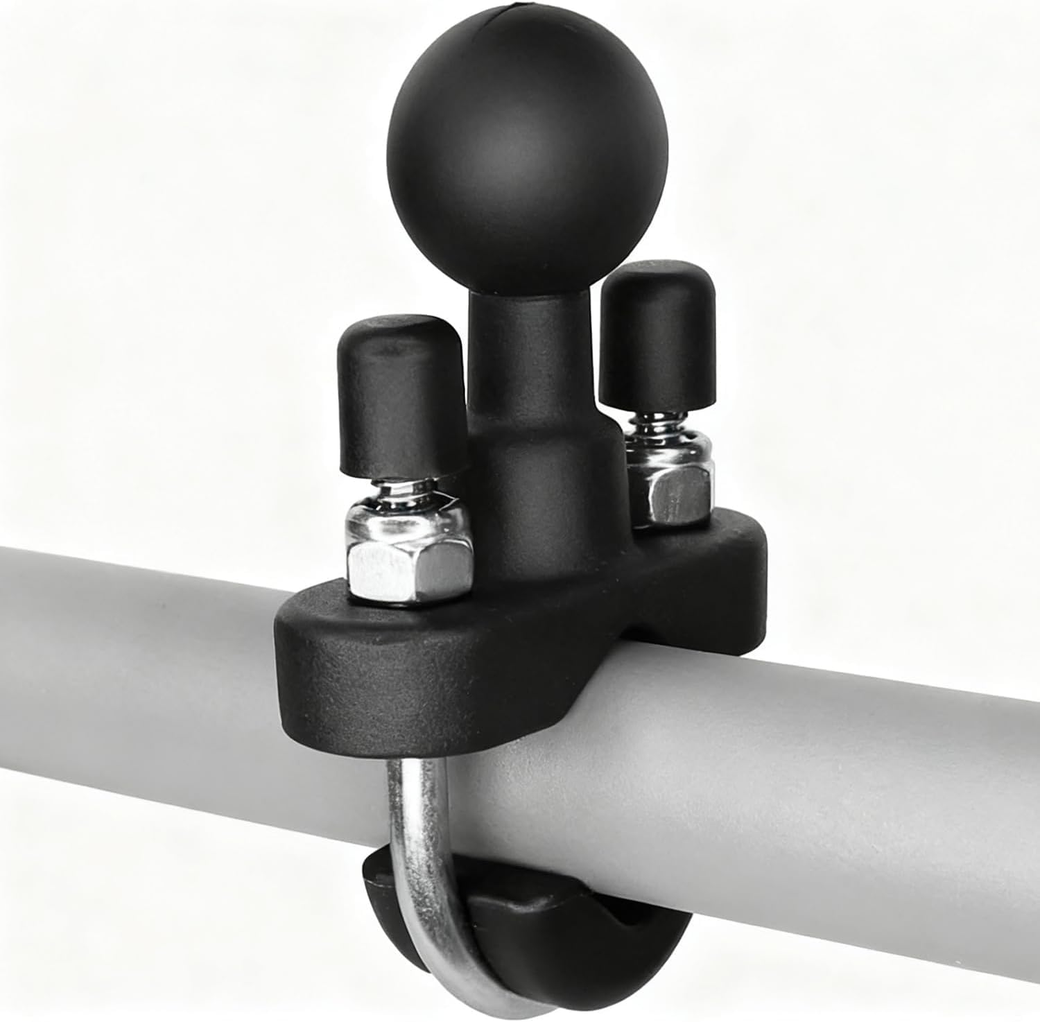 SHOPEE 1'' Ball Handlebar U-Bolt Mount Base, Handblebar Mount for Round Rails 0.5'' to 1.26'' in Diameter, Compatible with RAM Mounts 1 inch Ball Double Socket Arm & Bike Motorcycle Phone Holder-image-47