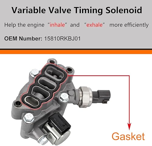 Miniatura 3 de Solenoide de sincronización de válvula variable (VVT) del motor de admisión y escape para Honda Accord 2005-2008, para Honda Odyssey, Honda pilot