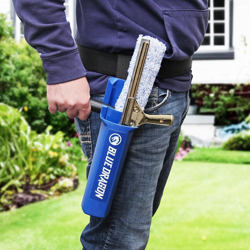 Blue Dragon Window Cleaning Holster Bucket on a Belt Tool Set