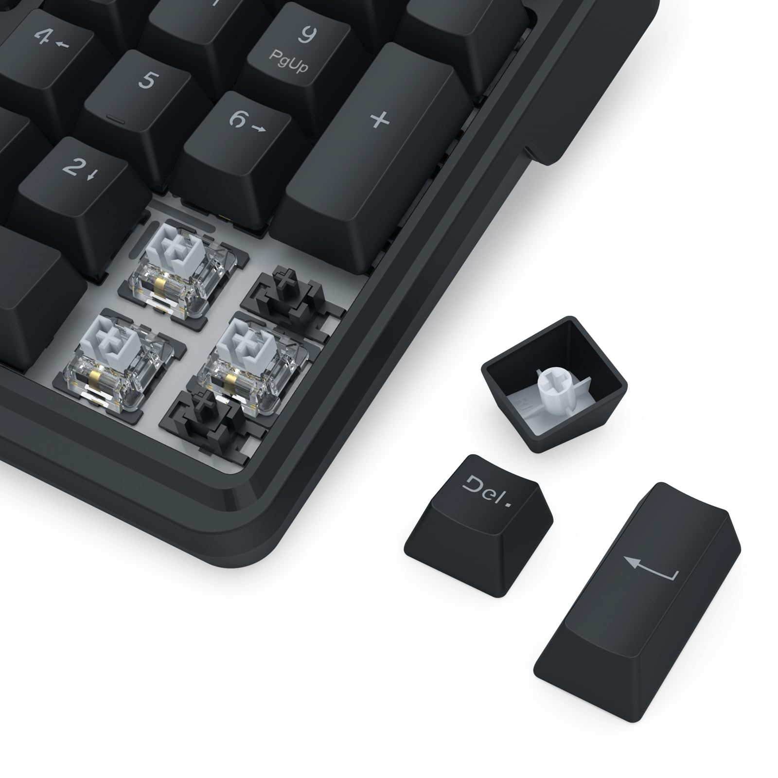 Redragon K762 Teclado Gasket Inalámbrico Pantalla TFT 1.14 104 Teclas | 5 Capas Amortiguamiento Teclas PBT Redondas Interruptor Lineal Perilla Control
