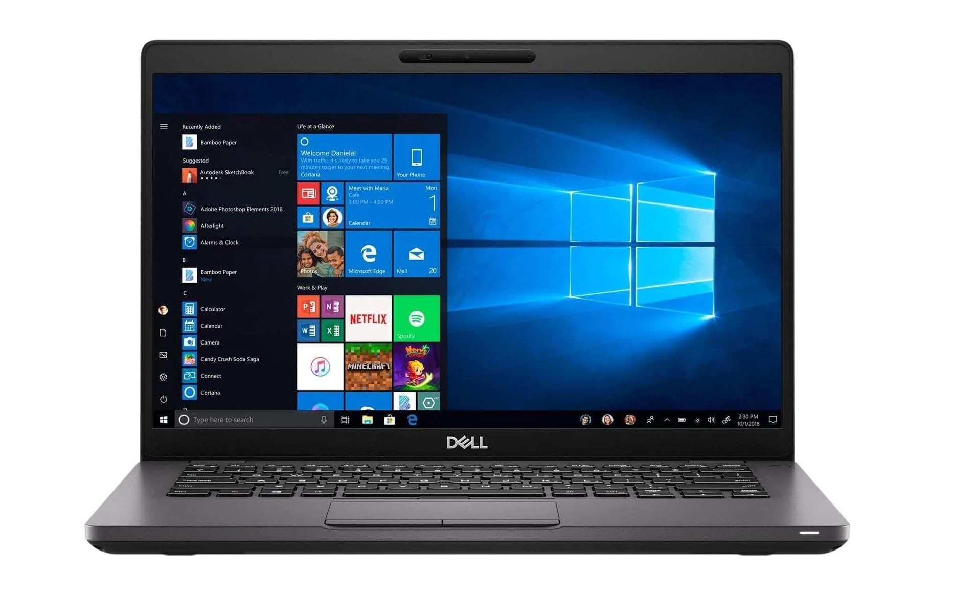 Dell Latitude 5000 Touchscreen Business Laptop (14" FHD Touch, Intel 4-Core i7-8665U, 32GB RAM, 1TB SSD), Backlit Keyboard, Fingerprint Reader, Ethernet, FHD Webcam, IST HUB, HDMI, Win 11 Pro, Gray