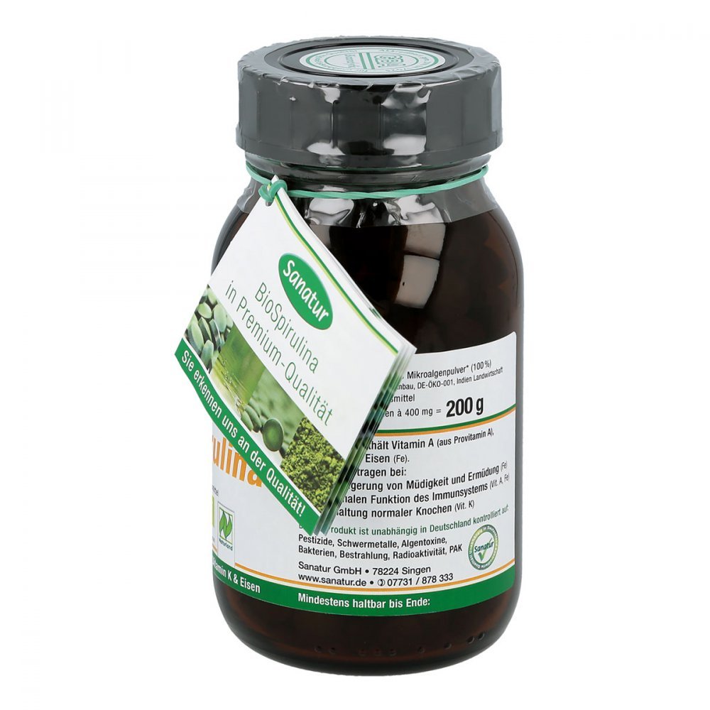 BIOSPIRULINA aus ökologischer Aquakultur Ta 500 St