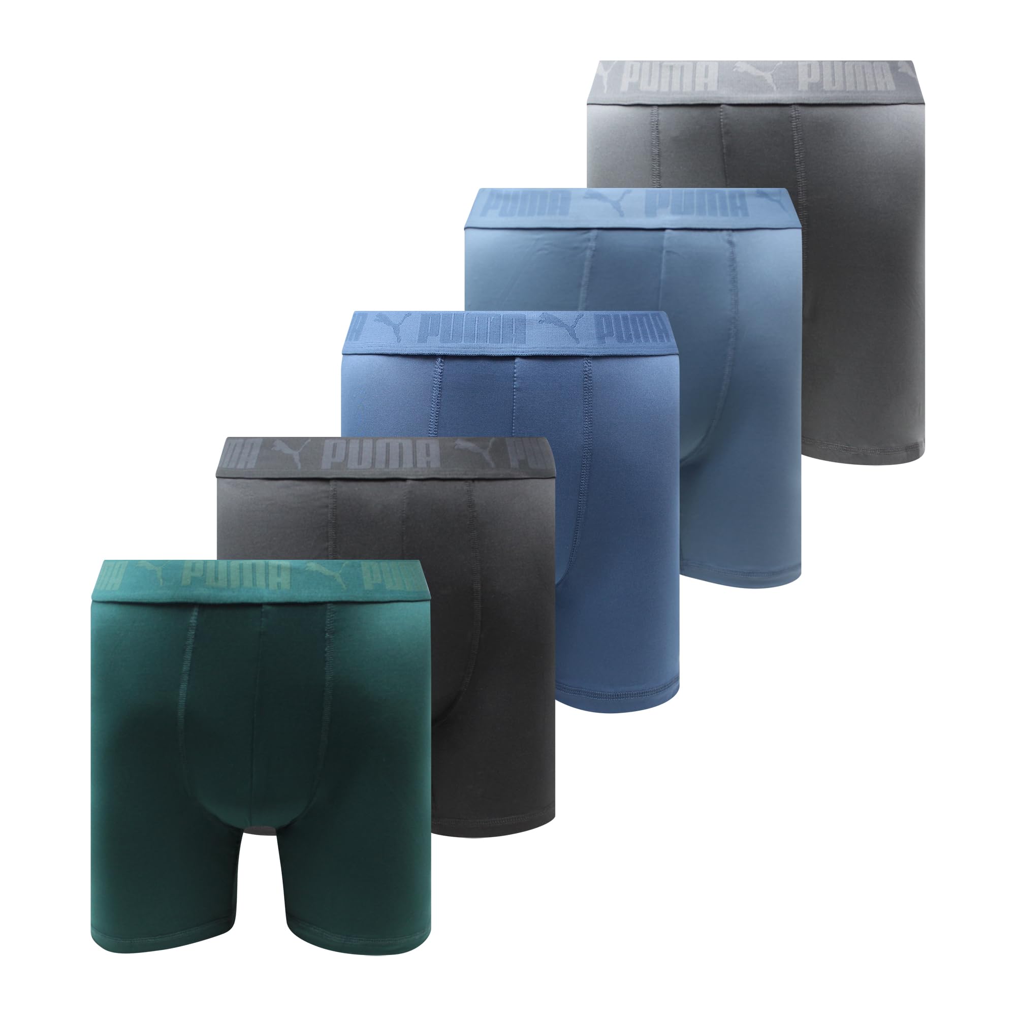 Puma 5 Pack Performance Boxer Briefs Boxer Corti Uomo