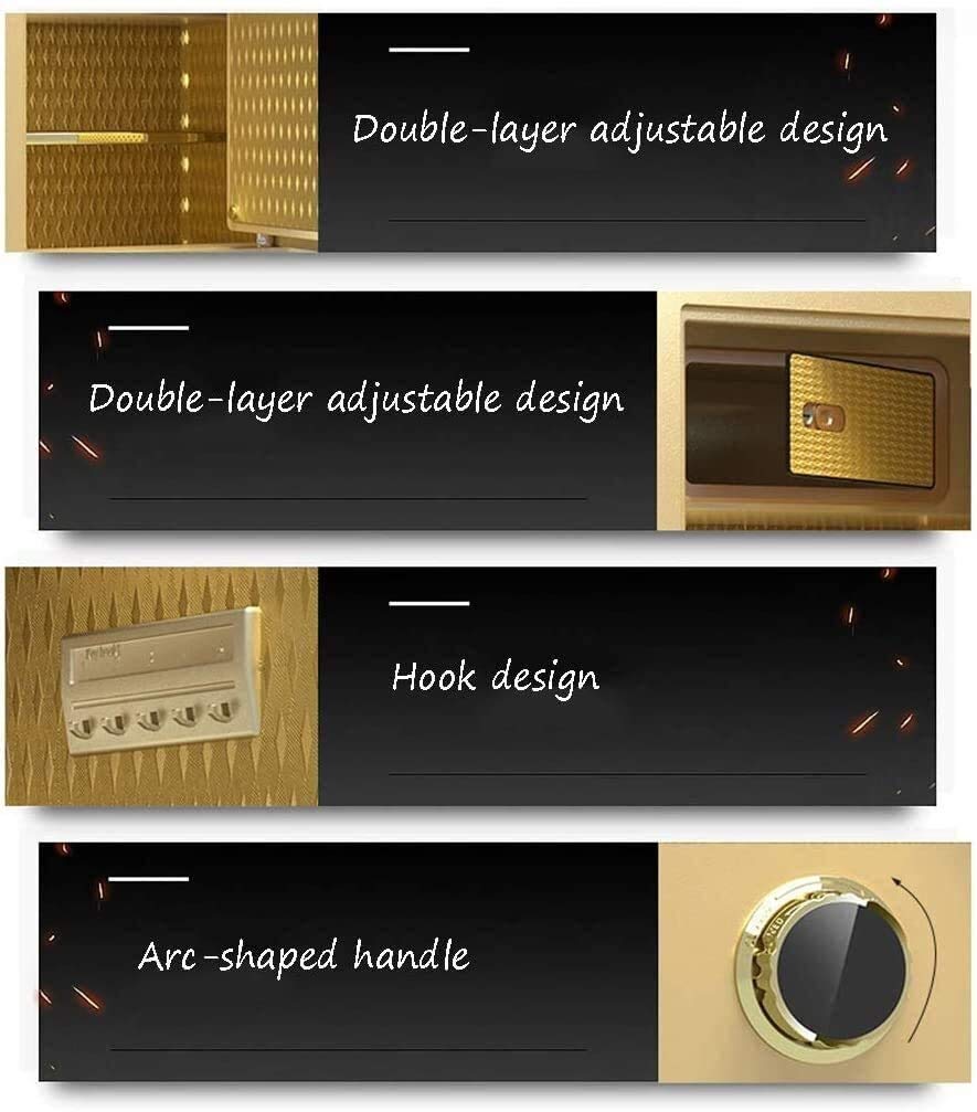 Tresor, Hom an Loc Boxe Allo Stee Mechanica Lock Double Protectio o Keep an Password Safe
