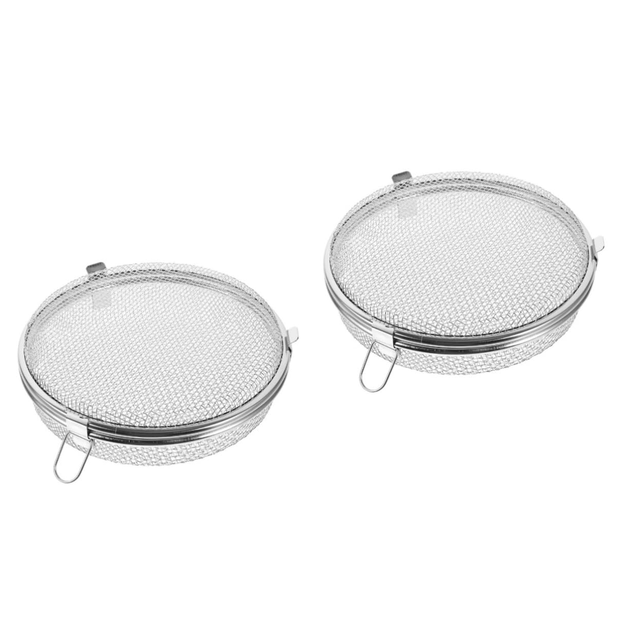 2piezas Cesta De Acero Inoxidable Para Lavavajillas y Almacenamiento De Utensilios De Cocina Accesorio De Secado Para Utensilios De Hornear Diseño De Malla Para Drenaje Rápido