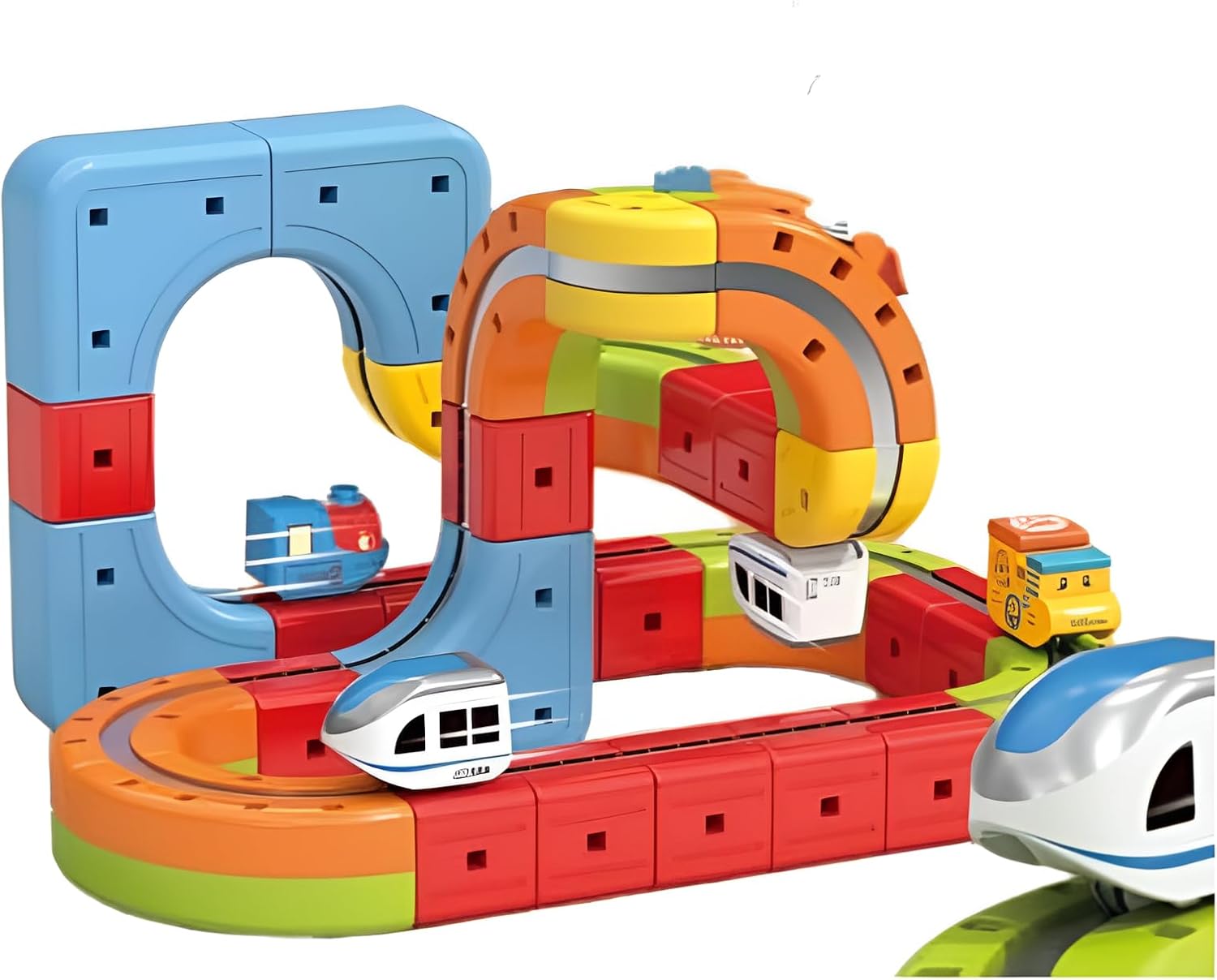 [ahomeone]【反重力走行】磁力レールトイ 組み換え可能レールセット 動く電車おもちゃ 知育玩具4歳〜6歳 プレゼント対応 安