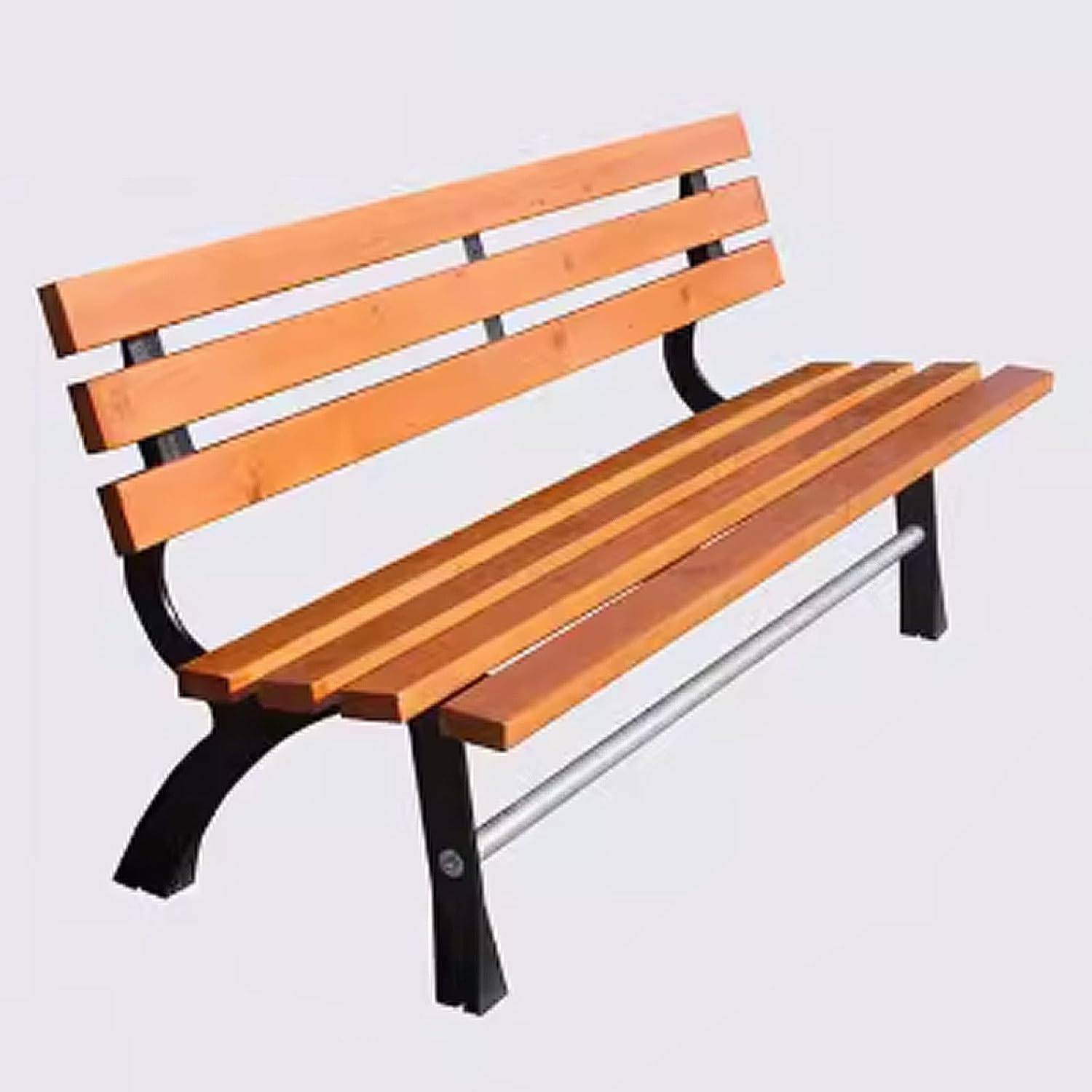 Garden Bench, Park Benches, Patio Bench, Porch Bench Seat, Bench Outdoor Weatherproof with Backrest Easy Installation for Front Porch, Deck, Entryway(120x53x71cm)