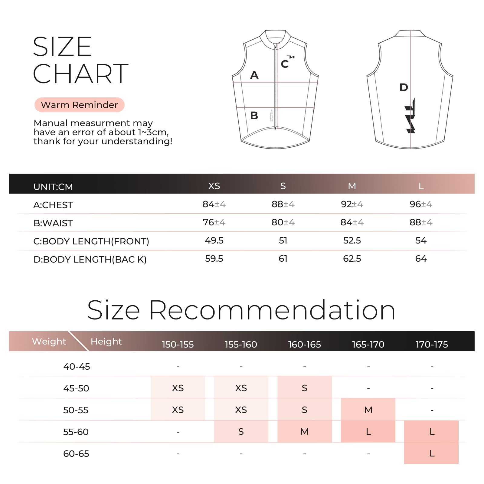 ROCKBROS TVI Chaleco de Ciclismo Mujer Impermeable Transpirable Ligero sin Mangas para Commuting Running y Senderismo