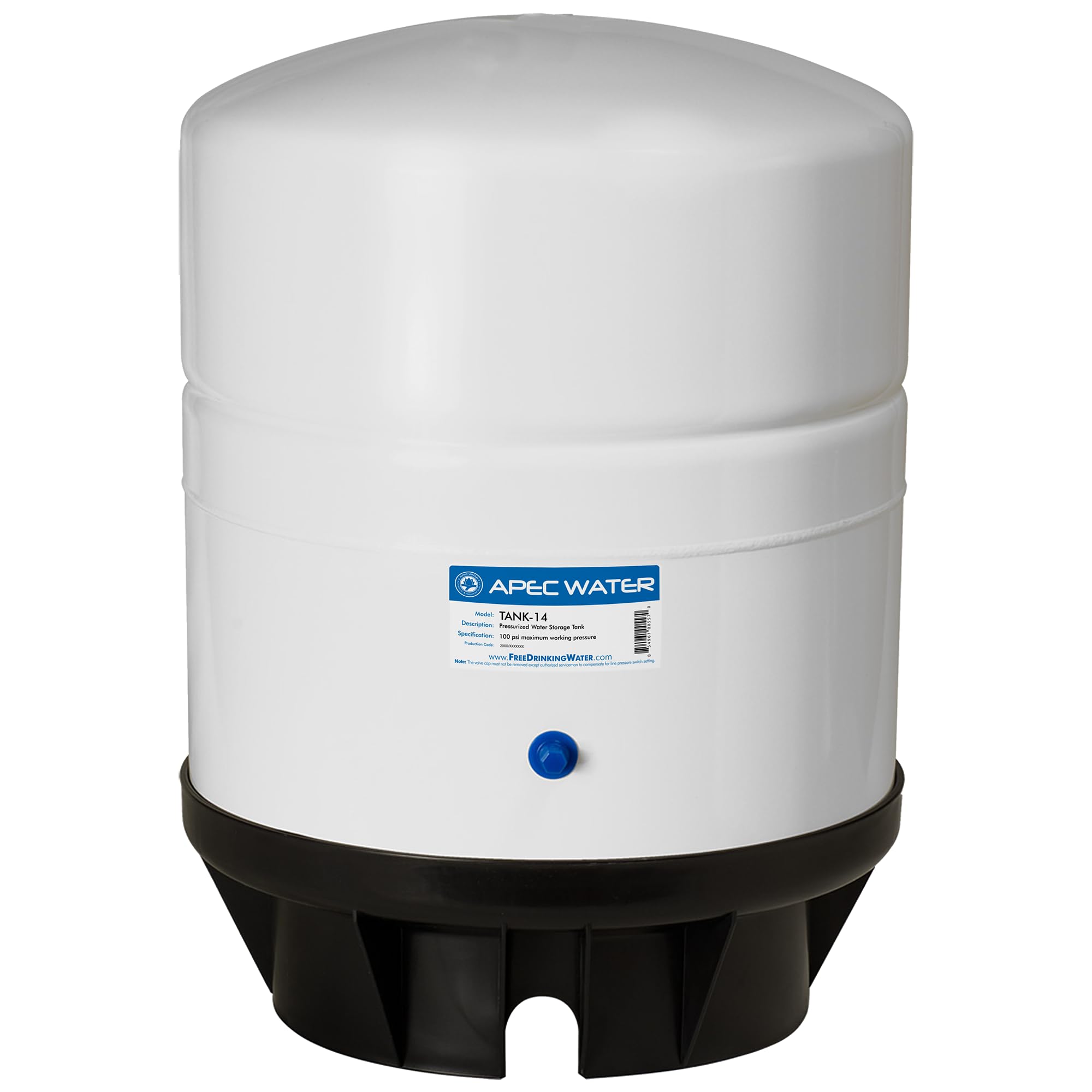 APEC Water TANK-14 Reverse Osmosis Water Storage Tank, 14 Gallon