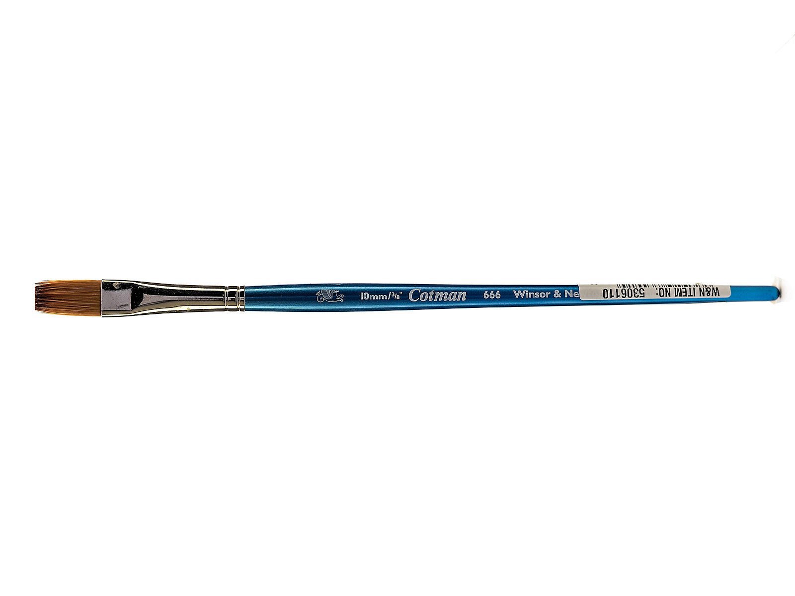 Winsor and Newton Cotman One Stroke Watercolour Brush - 3/8 inch (9.5 mm) - Synthetic Fibres