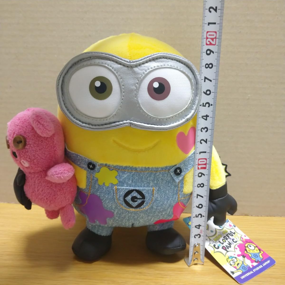USJ ミニオンティム カラフルパニック ピンク ぬいぐるみ