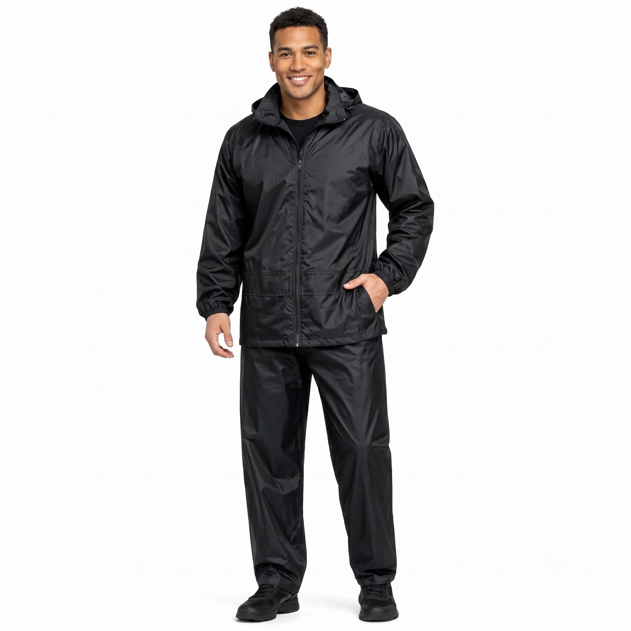 RainCoat for Men Waterproof with Pants Polyester RainCoat For Men Bike RainSuit RainJacket Suit Mobile Pocket with Storage Bag.-image-38