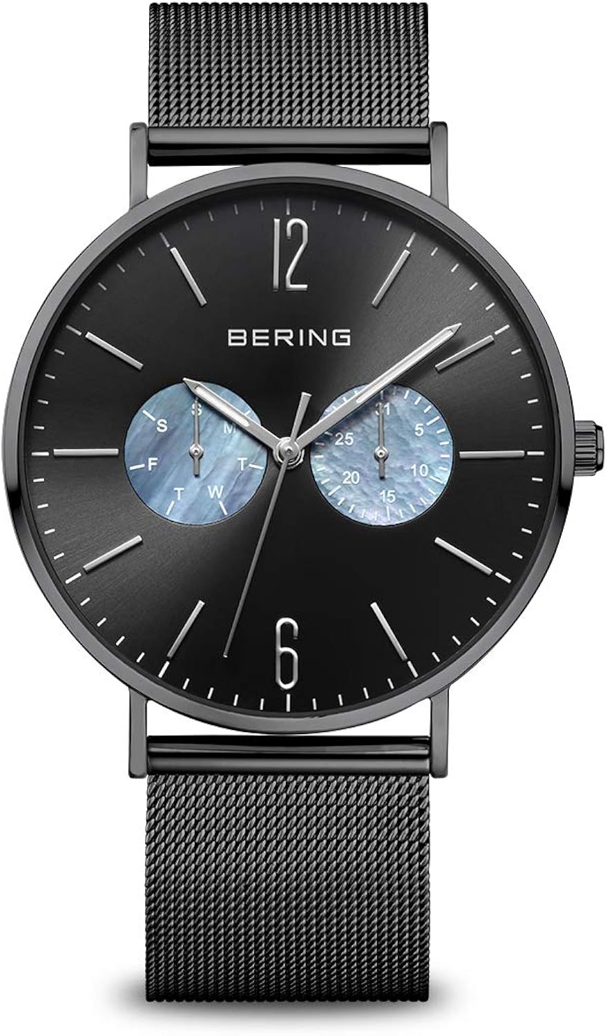 Unisex Analogico Quarzo Classic Orologio con Cinturino in Acciaio inossidabile Cinturino e Vetro zaffiro 14240-123