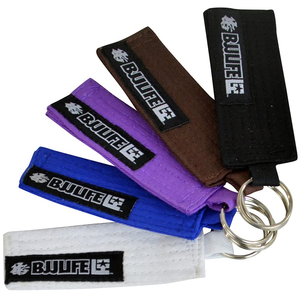 Combat Corner BJJ Life Rank Keychain for Brazilian Jiu Jitsu MMA Gear All Belt Rankings Gift Key Chain