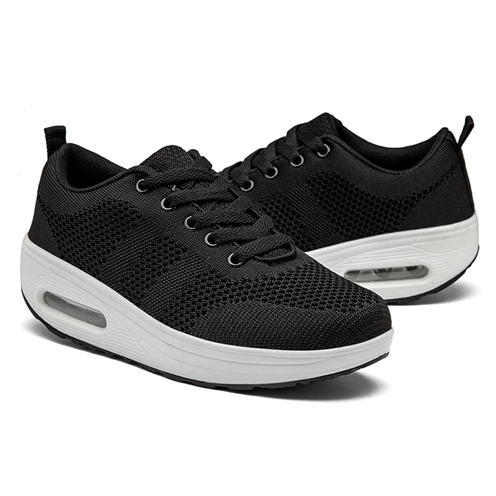 Femmes Minceur Taille Chaussures de Sport décontractées Plate-Forme Baskets pour Chaussures de Running sur Route Femme