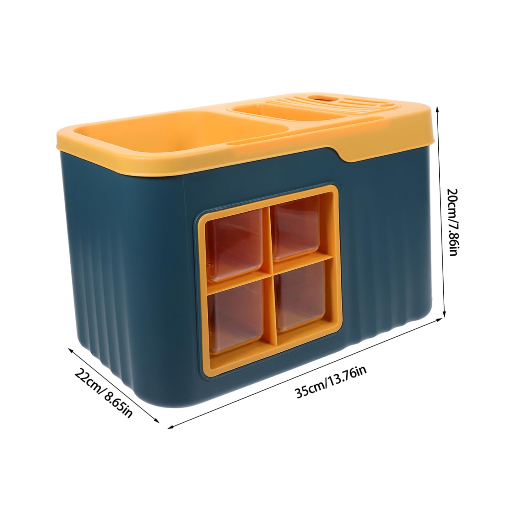 IMIKEYA Scatola Di Condimento Cremagliera Spezie Cutter Titolare Sale Zucchero Titolare Riutilizzabile Rack Di Stoccaggio Di Spezie Semplice Contenitore Di Spezie Barattolo Di Spezie