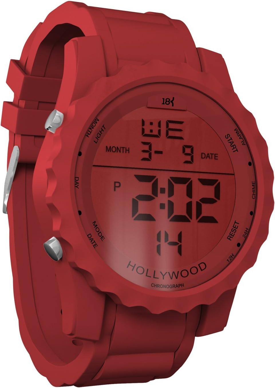 18k Watch Chronograph Mens Watch The "Hollywood"