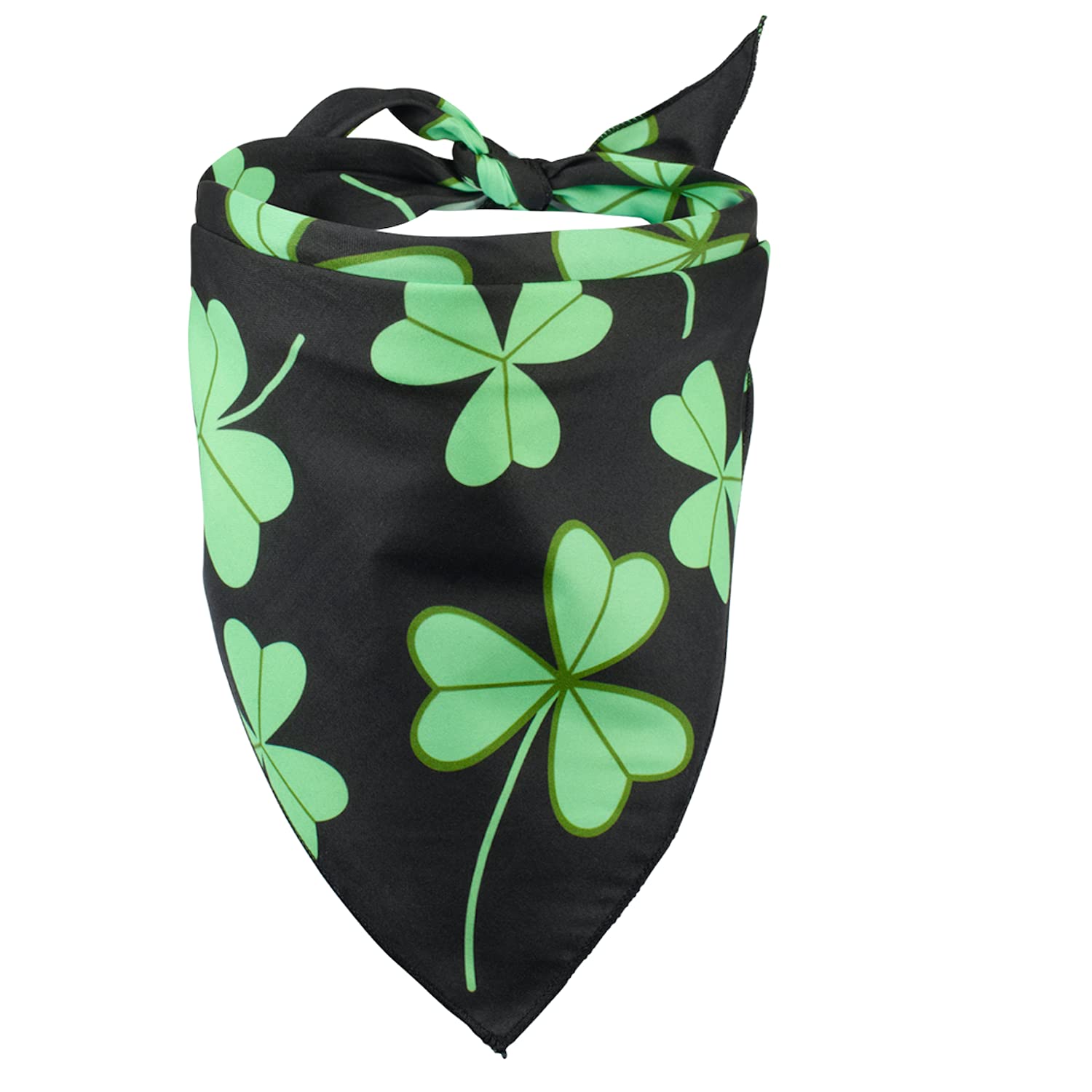 Native Pup Bandanas para Perro del día de San Patricio, Paquete de 3, pañuelo de trébol de la Suerte, Bandana de trébol
