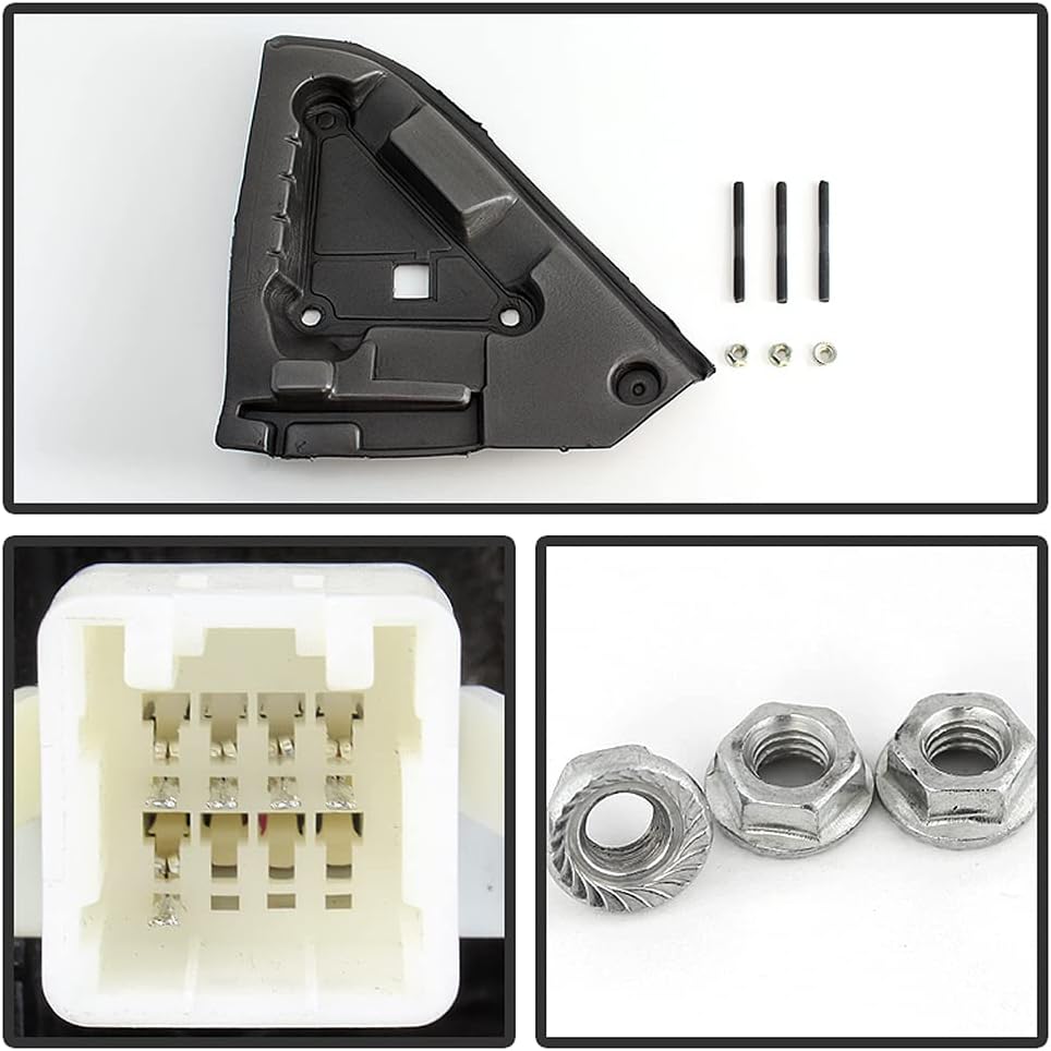 ACANII - Telescoping Towing Flip Up POWER Heat Mirror Driver Left Side For 2002-2008 Dodge Ram 1500 03-09 2500 3500