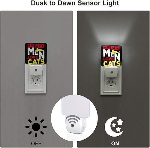 Miniatura 8 de Oregon Bigfoot Sasquatch - Juego de 2 luces nocturnas LED enchufables, decoraciones de Navidad, lámpara con sensor automático del atardecer al