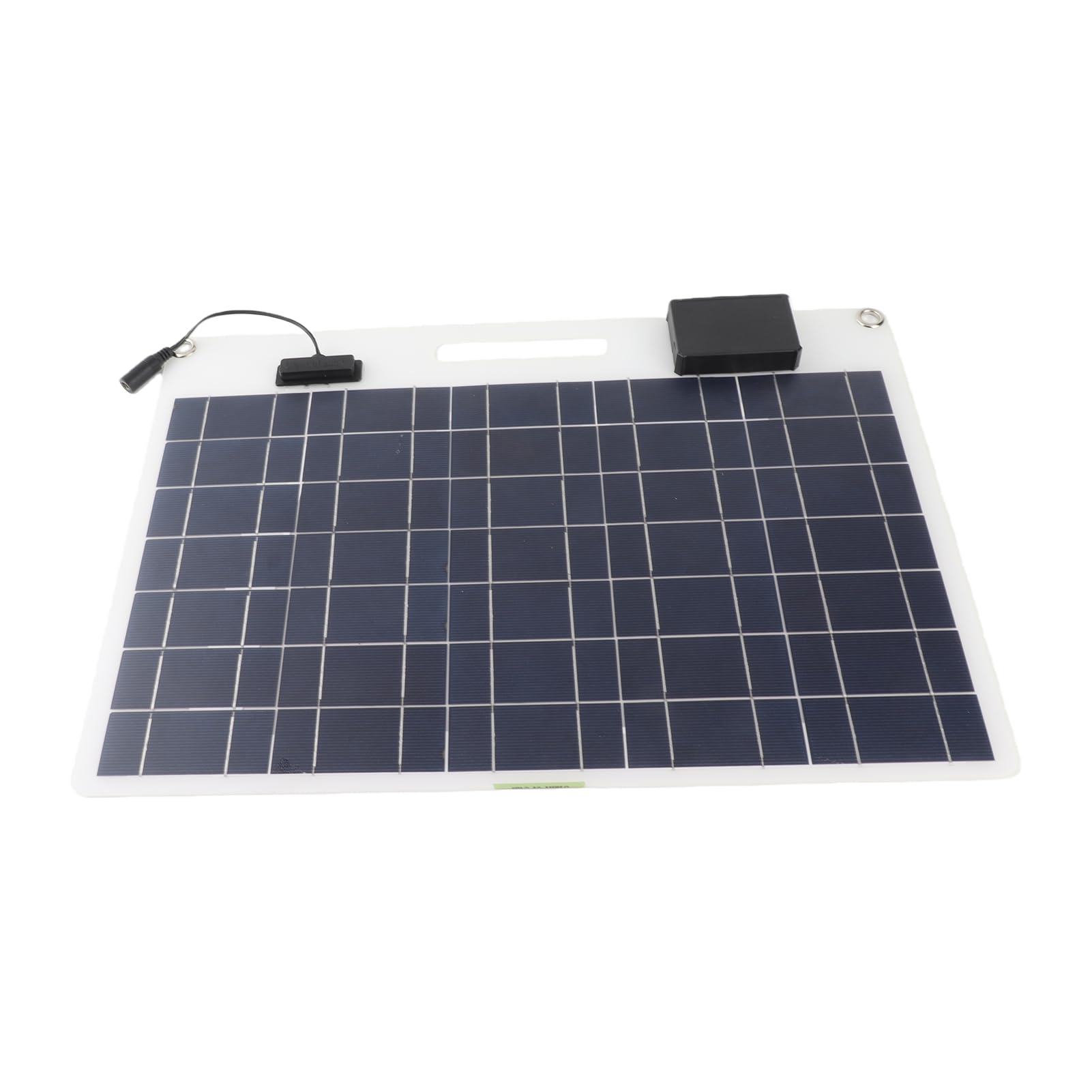 Caricabatteria a Pannello Solare 100W in Silicio Monocristallino 12V/24V con Doppie Porte USB e Controller 100A per, Barca e Garage