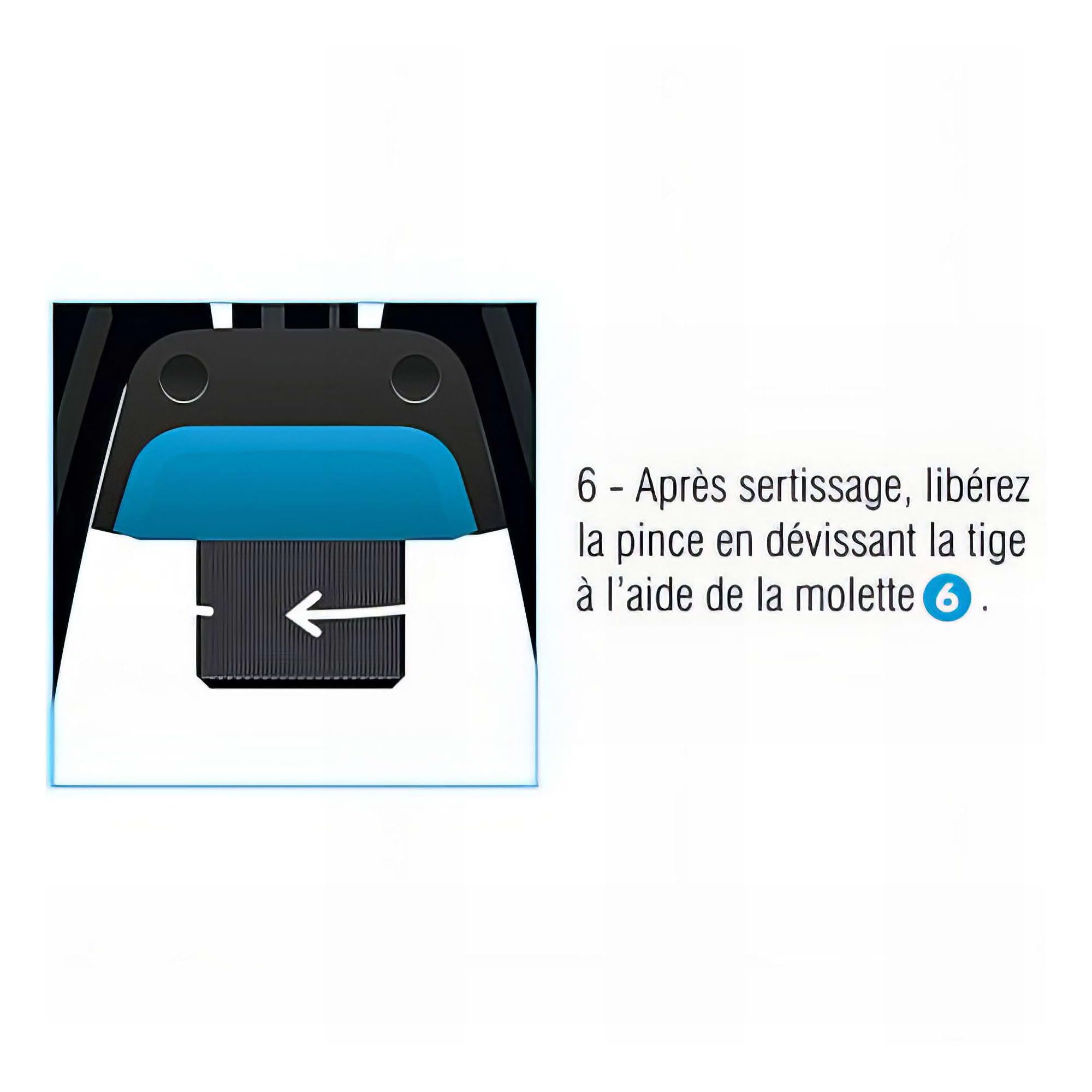 Scell-it - Pince à sertir à levier compact pour écrou M3 à M8
