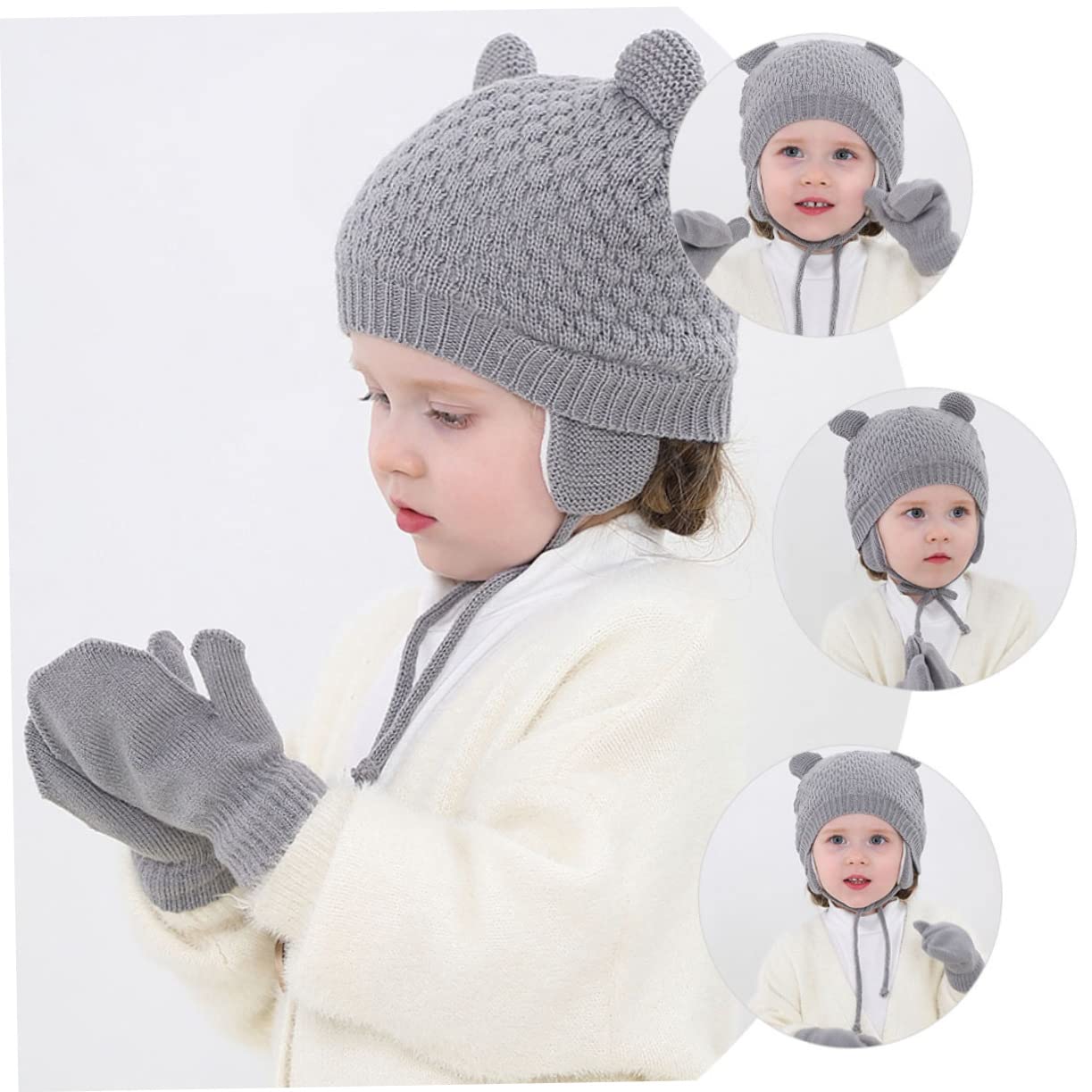 LIFKOME 5 Set di Cappelli per Bambini Adorabile Cappello Lavorato A Maglia Che Mantiene Caldo Il Cappello Lavorato A Maglia con Design A Cartoni Animati per Il Compleanno