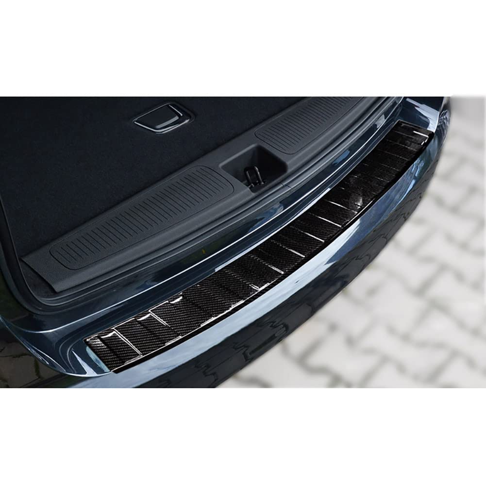 Genuine 3D Carbon Rear Bumper Protector Compatible with Opel Astra K Sportstourer 2016-2022 'Ribs Genuine 3D Carbon Rear Bumper Protector Compatible with Opel Astra K Sportstourer 2016-2022 'Ribs