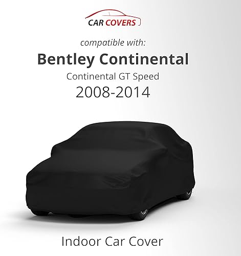 Miniatura 12 de Fundas de coche resistentes a los arañazos para interiores compatibles con Bentley Continental GT- 2020-2024 de material satinado negro ultra suave