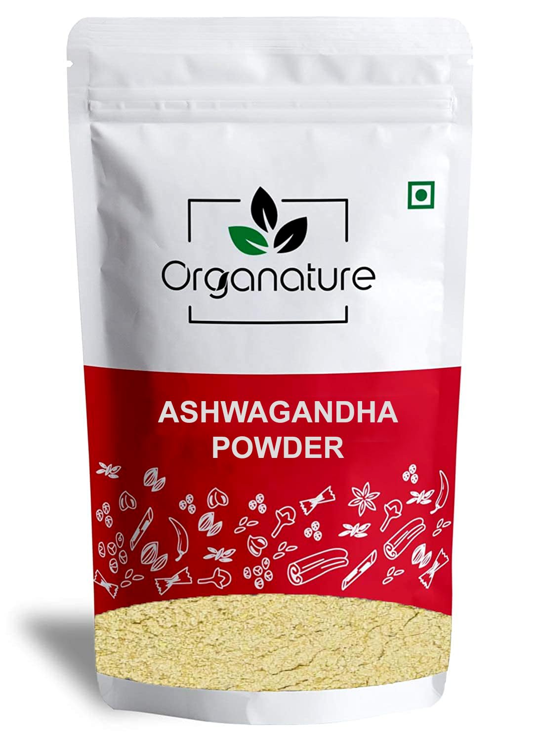Organature Ashwagandha Powder - 200 gram Supports Stress Relief, Energy Boost, Muscle Recovery & Vitality - Natural Adaptogen for Immune Support & increase Stamina