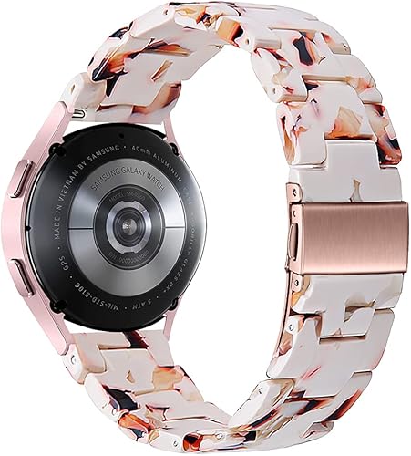 OCEBEEC Correas de resina compatibles con Samsung Galaxy Watch 6 5 4 Band de 1.575 pulgadas1.732 pulgadas, Watch 5 Pro de 1.772 pulgadas, Galaxy