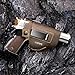 IWB Leather Holster for Glock 17/19/42/43X, Taurus G2/G2C/G3C, Concealed Carry Gun Holster Fits Sig P365 P320 Ruger LCP LC9S Springfield M&P 9mm Shield for More Size Pistols Right Handed