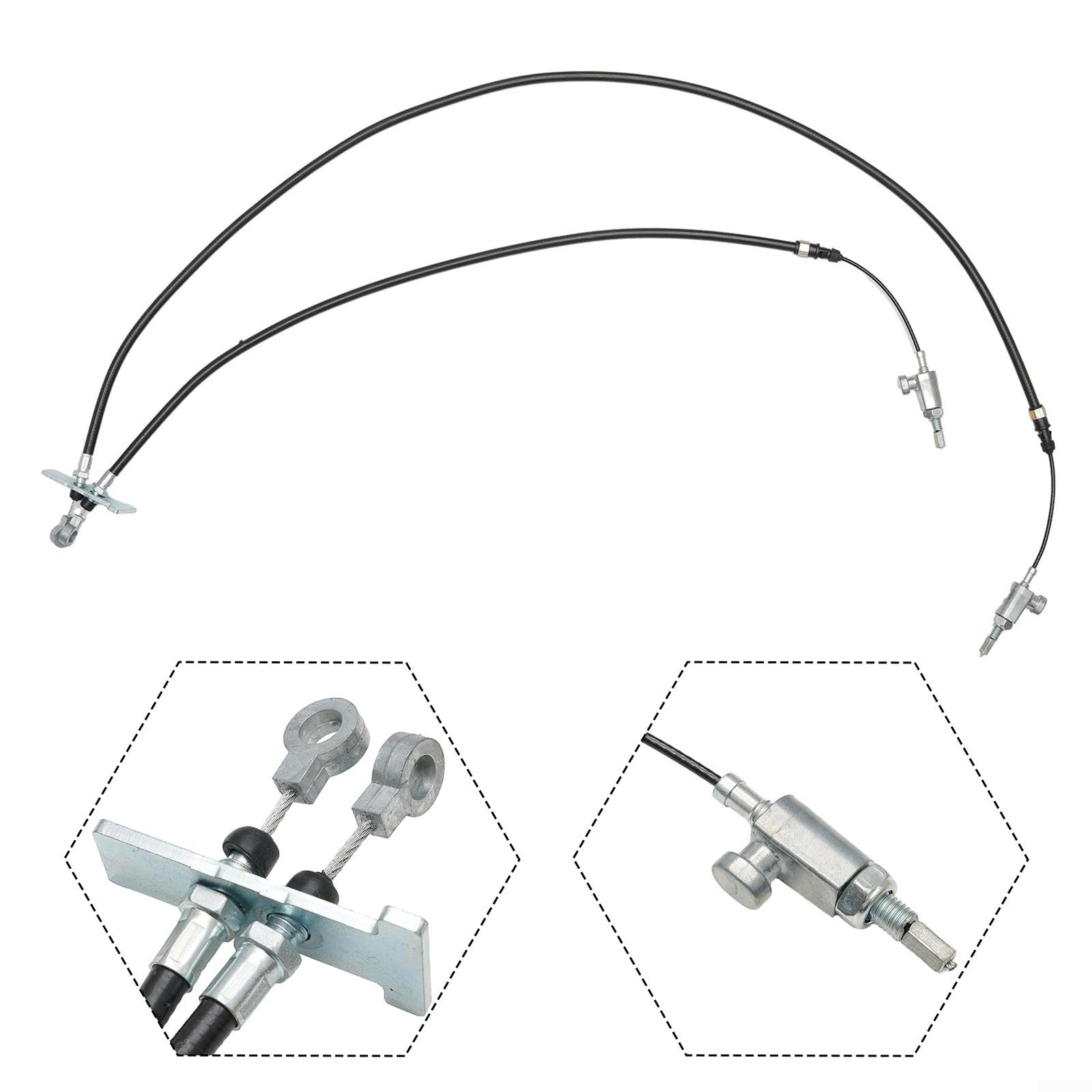 Cable de elevación de cubierta de cortacésped compatible con Eztrak Z235 Z255 Series sustituye a Gy22289 Gy22157 Am145470 para cortacésped de 48 pulgadas, ajuste de altura de corte de plástico y metal