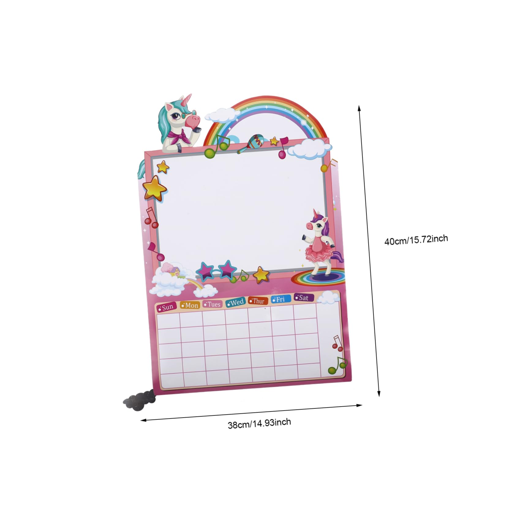 TOPBATHY 5 Set Bloc notes mini frigo per bambini mini lavagne lavagnetta bambini lavagnette per adesivi congelatore utensili da cucina calendario da lavagna cancellabile a secco pvc