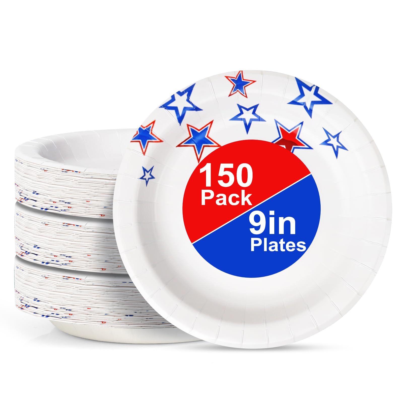150 Stück Einweg-Pappteller 22,9 Cm In Grün | Robust, Für Geburtstage, Hochzeiten & Partys