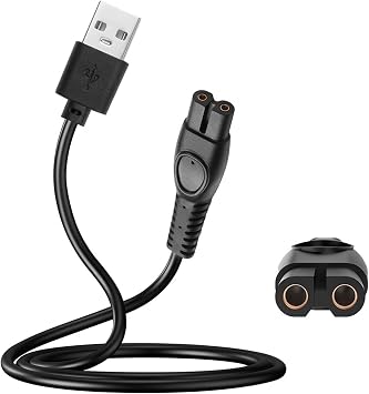 5V USB Charging Cable Compatible with Philips OneBlade   Replacement Power Cord for QP2724, QP2834, MG9520, MG5910, X3001, S3341, and More   Electric Razor Charger Lead for Travel