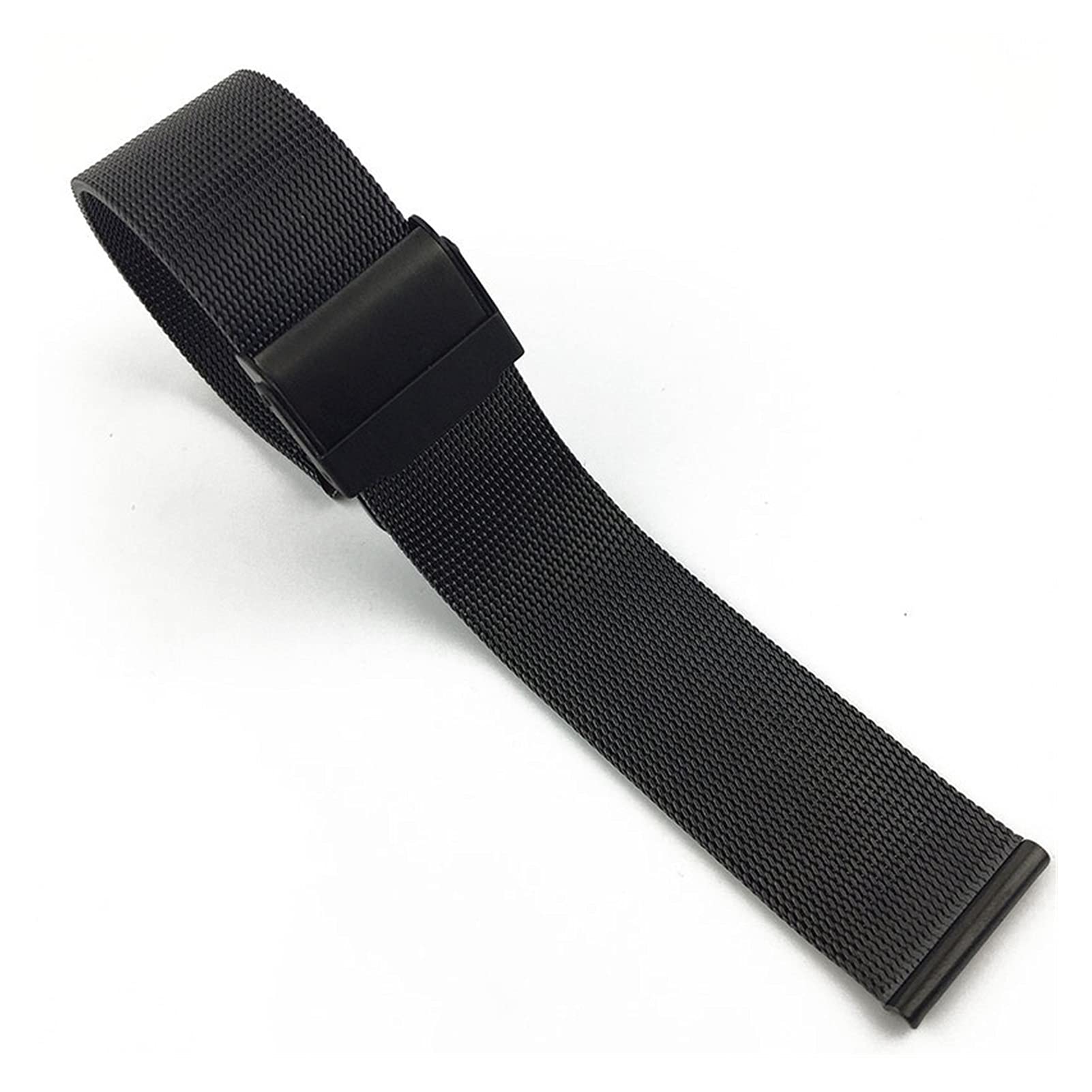 Bracelet montre acier inoxydable à double verrouillage et arc réglable - 8