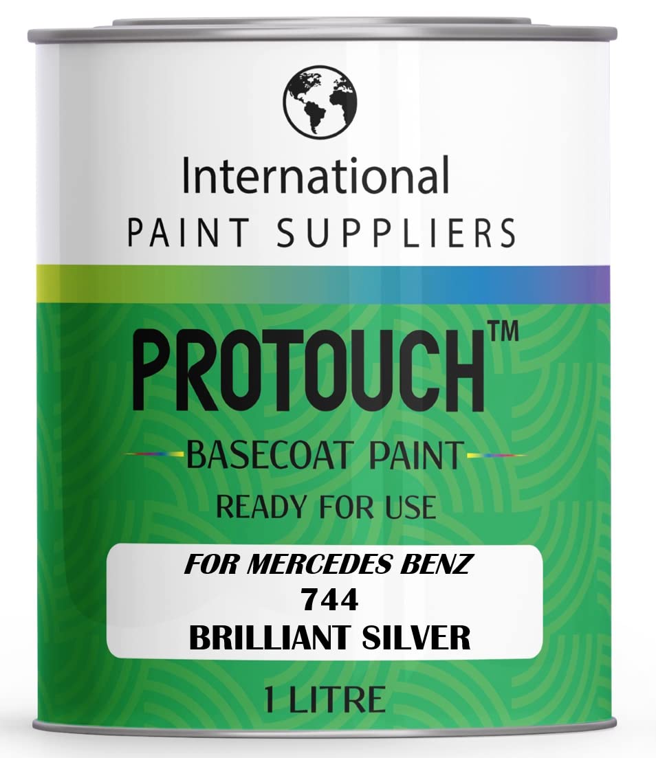 Protouch Brilliant Silver For Mercedes Benz 744 Basecoat Rfu Ready For Use Thinned Car Paint 1L Tin