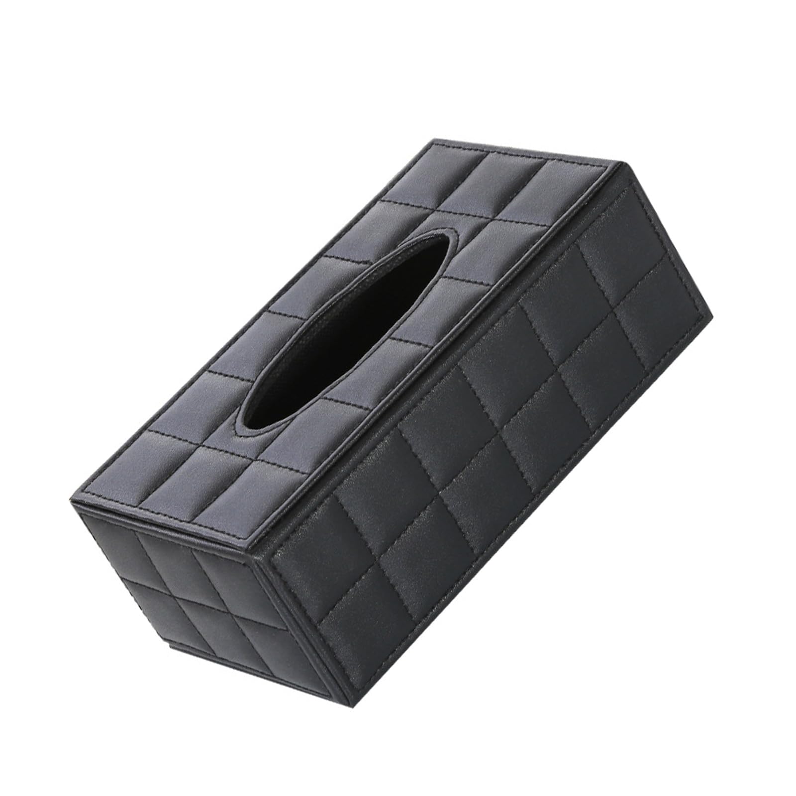 Jazuaiao Practical Sturdy PU Leather Tissue Holder Designs for Modern Homes and Multipurpose Use in Any Room Space Saving Tissue Dispenser