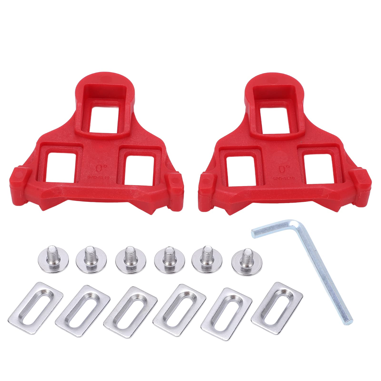 NYSUZHOUJI Pedal Cleats Anti Slip Red for Cycling Mountain Road s
